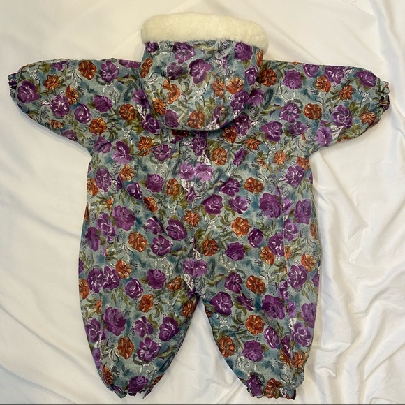 Vintage Floral Infant Pram Suit - Picture 4 of 6